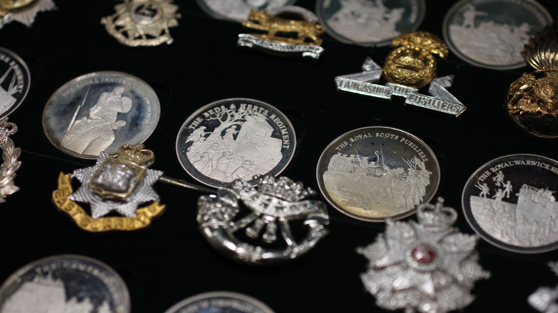 Military medals and campaign medal collection awaiting expert valuation